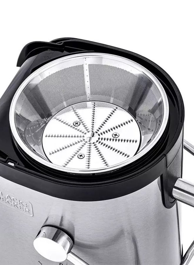 BLACK+DECKER Juice Extractor 1.7 L 800 W JE800-B5 Black/Silver - Image 4