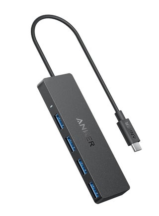 4-Port USB 3.0 Data Hub, Ultra-Slim 5Gbps USB-C OTG Hub with 20 cm Extended Cable, For MacBook, Mac Pro, Mac mini, iMac, Surface Pro, XPS, PC, Flash Drive, Mobile HDD (Charging Not Supported) Black - pnsku/N70015827V/45/_/1697691661/6459a995-9ae9-42ed-ac62-ab7493c88fd0