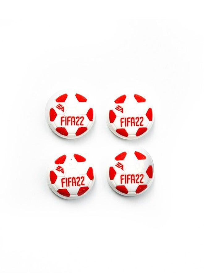 ألفا اكس مجموعة سمات لعبة FIFA 22 ذات قبضة الأداء Thumbstick Grip المكونة من 4 قطع لوحدات تحكم PS4/PS5 - Image 2