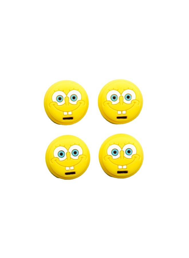 Alpha X - 4-Piece Performance Thumbstick Grip Spongebob Theme Set for PS4/PS5 Controllers - Image 1