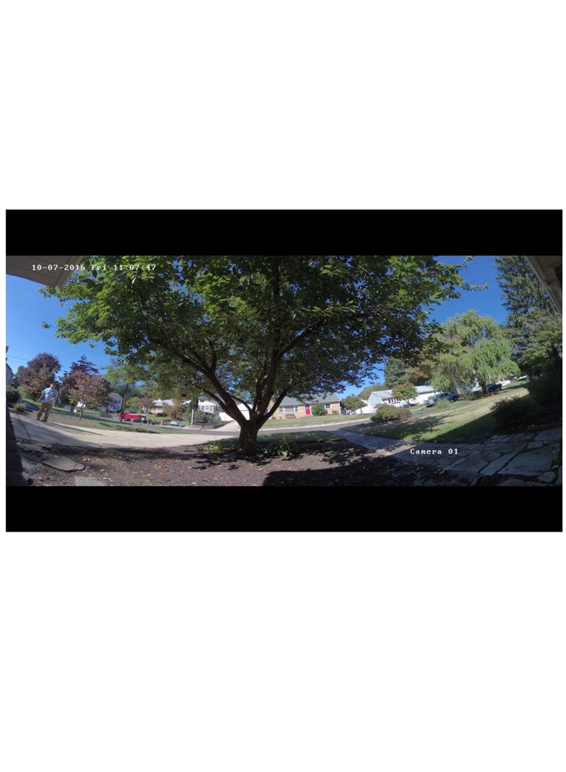 HIKVISION - 4 MP Super Wide Angle Fixed Turret Network Camera, 1.68mm Fixed Lens, Up to 10m IR Range, 180°Super Wide Field of View, H.265+ Compression, RJ45 ETH, microSD Slot, White | DS-2CD2345G0P-I - Image 1