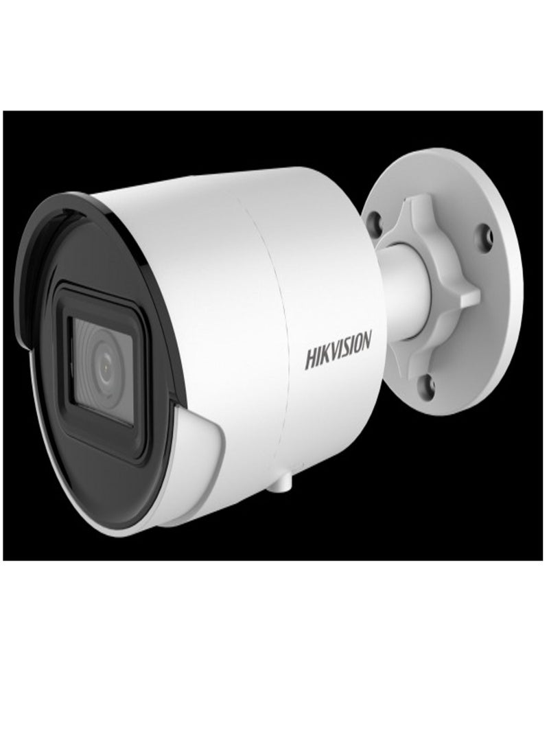 HIKVISION AcuSense DS-2CD2046G2-IU 4MP Outdoor Network Bullet Camera with Night Vision, 2.8mm Lens, Up to 40m Range, H.265+ Compression, Built-in Mic, IP67 Water Resistant, White | DS-2CD2046G2-IU  - Image 3