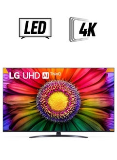 LG 50 inch 4K Smart 50UR801C0LJ Black