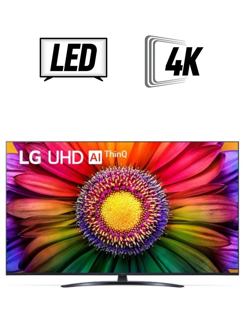 LG - LG 50 inch 4K Smart 50UR801C0LJ Black - Image 1