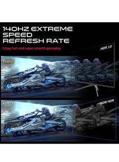 GameOn GOP32UHD144IPS 32 Inches UHD 144Hz MPRT 0.5ms HDMI 2.1 IPS Gaming Monitor Support PS5 Black  - Image 3