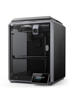K1 3D Printers 600Mm/s High Speed With 4.3'' Color Touchscreen Dual-Gear Direct Extruder Printing 220*220*250Mm Size With Speedy OS And Hardware 18W Auxiliary Fan Flexible Build Plate Fast To Heat Up Black