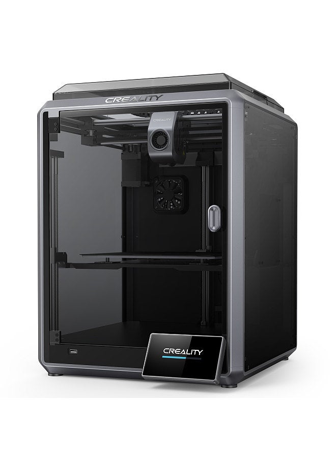 Creality 3D - K1 3D Printers 600Mm/s High Speed With 4.3'' Color Touchscreen Dual-Gear Direct Extruder Printing 220*220*250Mm Size With Speedy OS And Hardware 18W Auxiliary Fan Flexible Build Plate Fast To Heat Up Black - Image 1