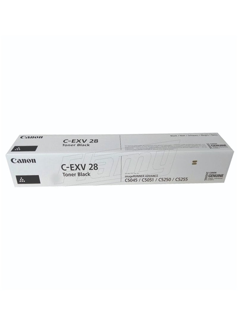Canon C-EXV 28 Black Toner Cartridge For imageRUNNER C5045, C5051, C5250, C5255 black - Image 1