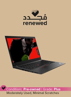 Lenovo Renewed - Thinkpad T480s (2020) Laptop With 14-Inch Display, Intel Core i7 Processor/8th Gen/8GB RAM/256GB SSD/Intel HD Graphics With English Keyboard English Black  - Image 1