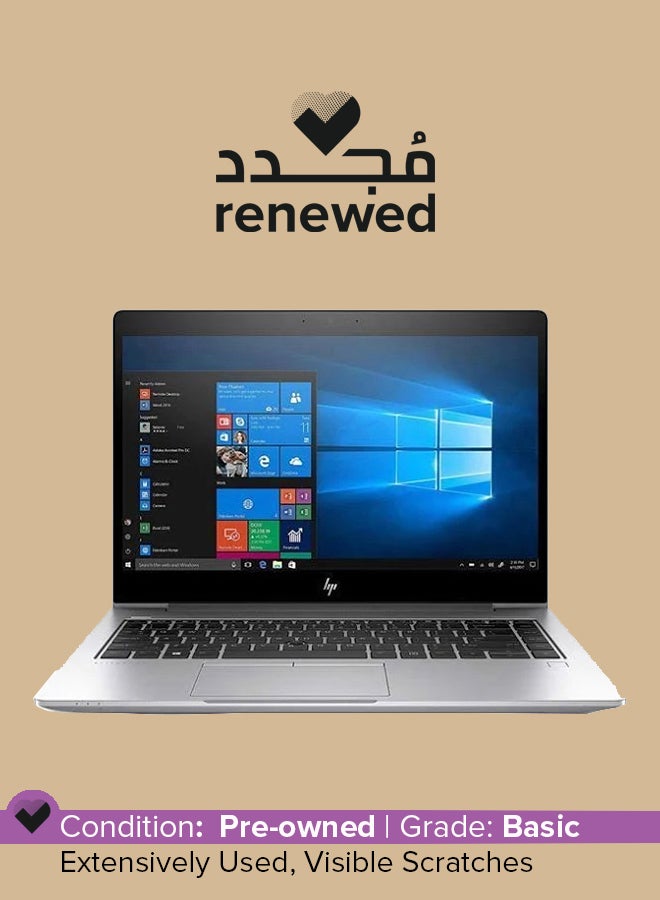 HP - Renewed - EliteBook 840 G6 Laptop With 14 Inch FHD Display, Intel Core i7 16GB DDR4 RAM/8th Generation/512GB SSD Hard/Windows 10 Pro English Silver - Image 1
