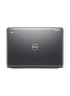 ديل لابتوب كروم بوك 11 3189 2NN30 مجدد قابل للتحويل مزود بشاشة لمس IPS مقاس 11.6 بوصة ومعالج انتل سيليرون وذاكرة وصول عشوائي رام سعة 4 جيجابايت وبطاقة اي ام ام سي سعة 16 جيجابايت وبطاقة رسومات انتل اتش دي 400 اللغة الإنجليزية أسود  - Image 2