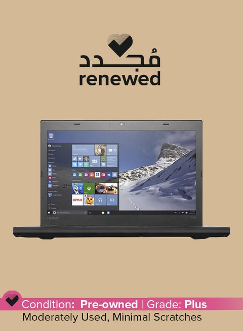 Renewed - Thinkpad T460S (2018) Laptop With 14-Inch Display, Intel Core i5 Processor/6th Gen/8GB RAM/256GB SSD/Intel UHD Graphics 620 English Black