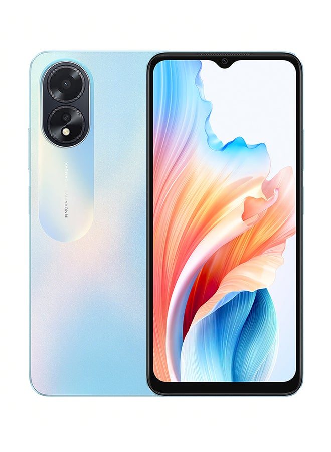 OPPO A18 Dual Sim Glowing Blue 4GB RAM 64GB 4G - Middle East Version  - Image 1