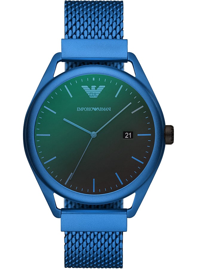 EMPORIO ARMANI Men's Analog Round Shape Aluminum Wrist Watch AR11328 - 43 Mm  - Image 1
