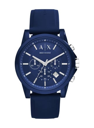 Men's Analog Round Shape Silicone Wrist Watch AX1327 - 44 Mm - pnsku/N70016381V/45/_/1724680206/b97a998c-fe34-49bc-86fc-808551eb218e