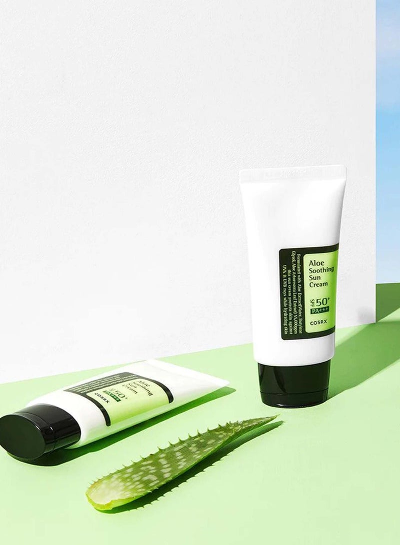 Cosrx Aloe Soothing Sun Cream Spf 50+ PA+++ 50ml  - Image 4
