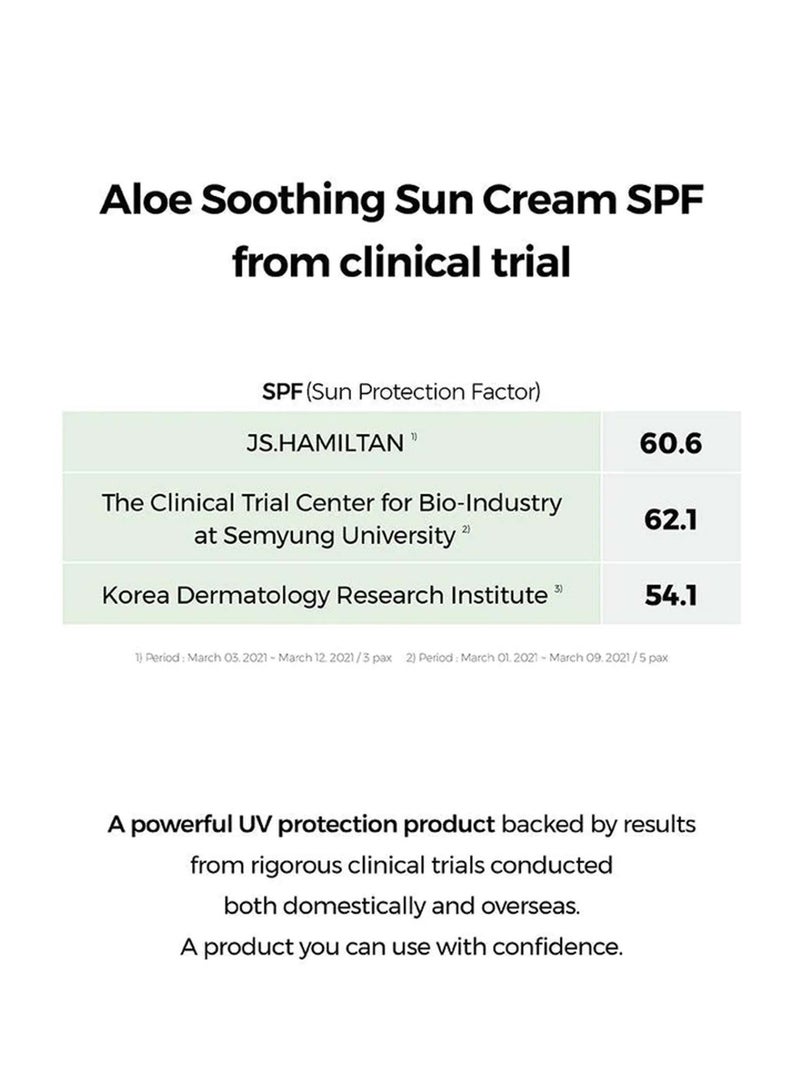 Cosrx Aloe Soothing Sun Cream Spf 50+ PA+++ 50ml  - Image 3