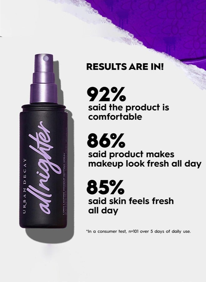 All Nighter Long Lasting Makeup Setting Spray For All Skin Types 118Ml Transparent
