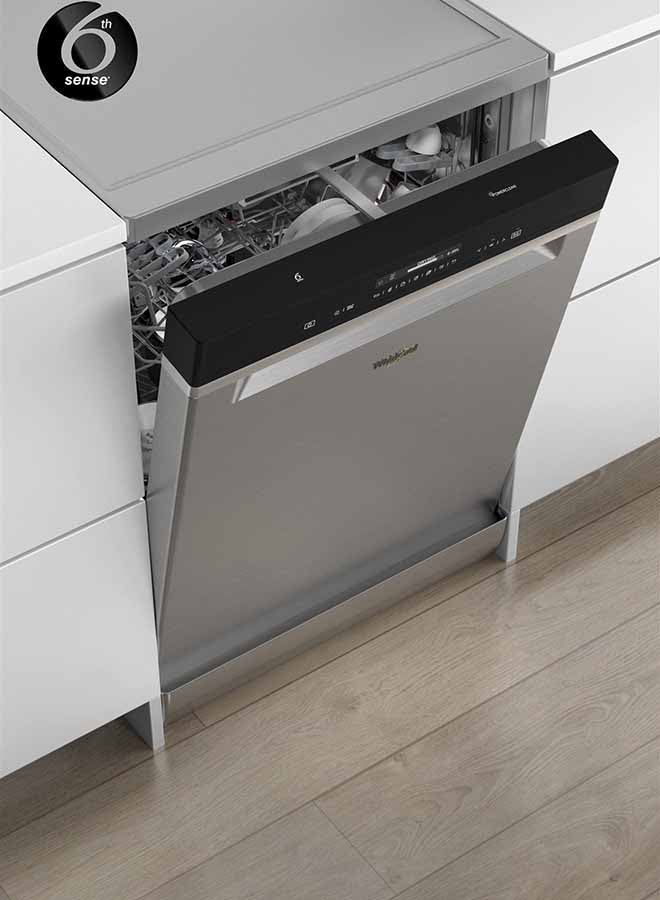 Whirlpool Dishwasher 10 Programs 15 Place Settings Silver WFP5P31PLGTX Silver - Image 3