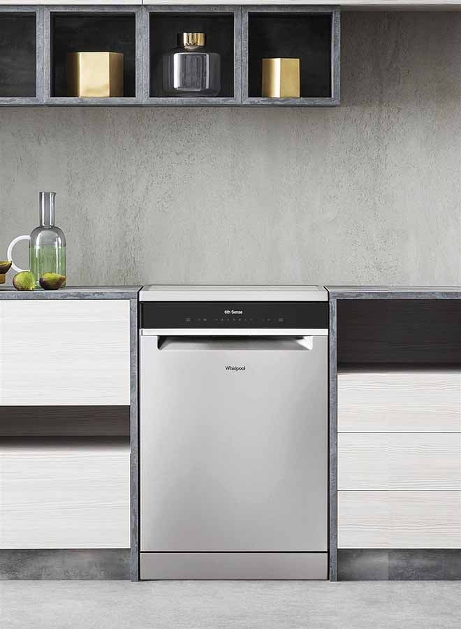 Whirlpool Dishwasher 10 Programs 15 Place Settings Silver WFP5P31PLGTX Silver - Image 4