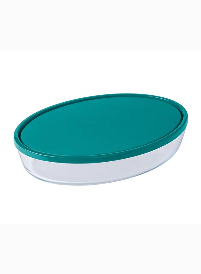 PYREX Pyrex Cook&Store Oval With Lid XL 3.1L Transparent 35 x 24 x 6 cmcm  - Image 1