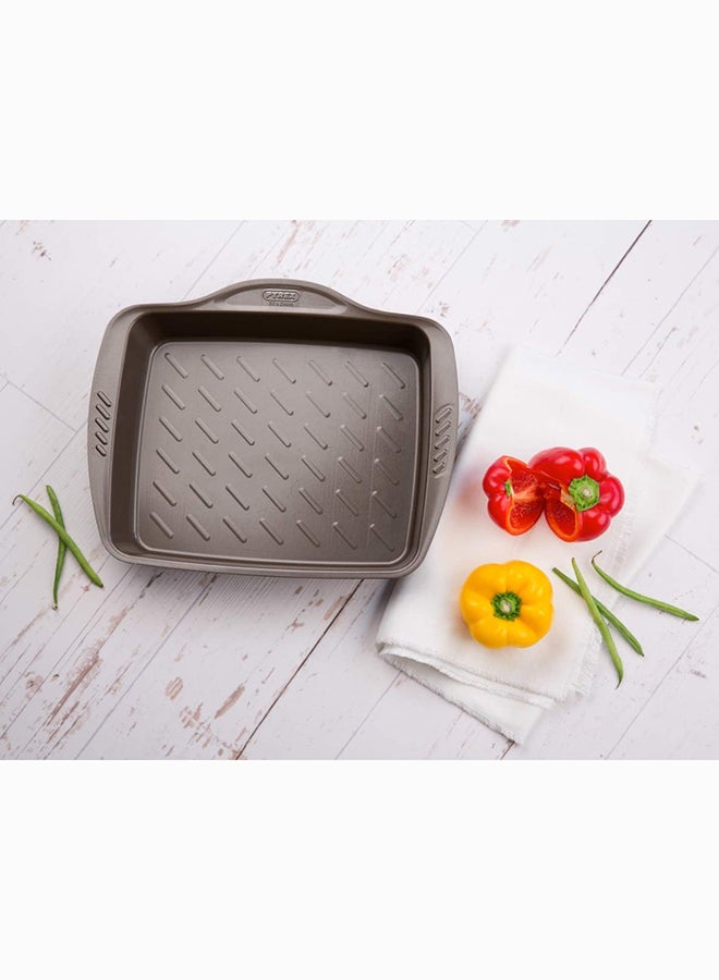 PYREX Asimetria Roaster Rectangle 2.4L Macadamia 25x20cm  - Image 2