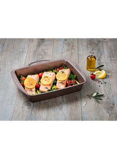 PYREX Asimetria Roaster Rectangle 6.0L Brown 40x31cm  - Image 3