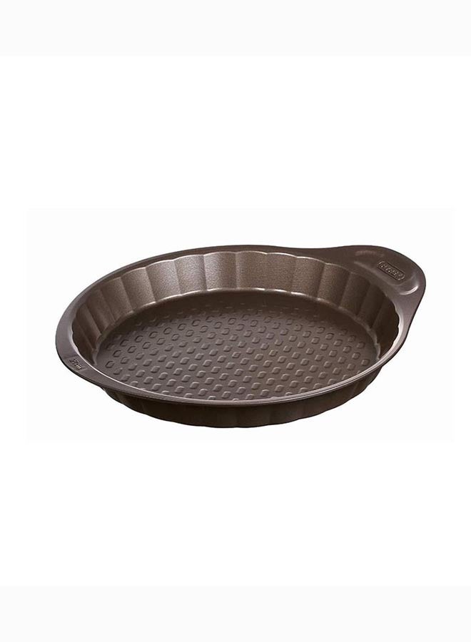 PYREX - Pyrex Asimetria Flan Pan Round Brown 27cm - Image 1