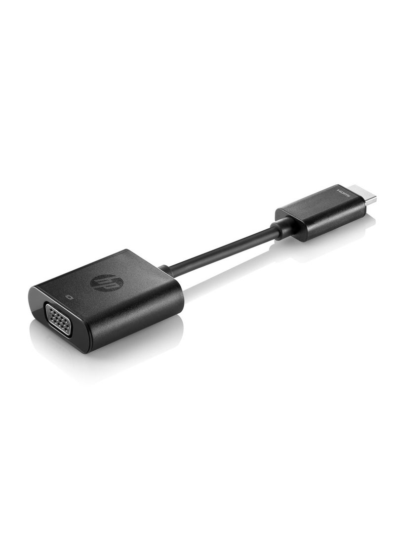 HP - HDMI To VGA Adapter Black - Image 1