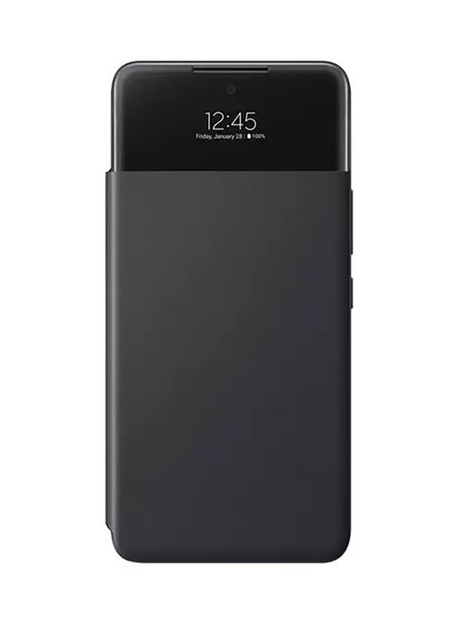 Samsung Galaxy A53 Smart S View Wallet Cover Black - Image 1