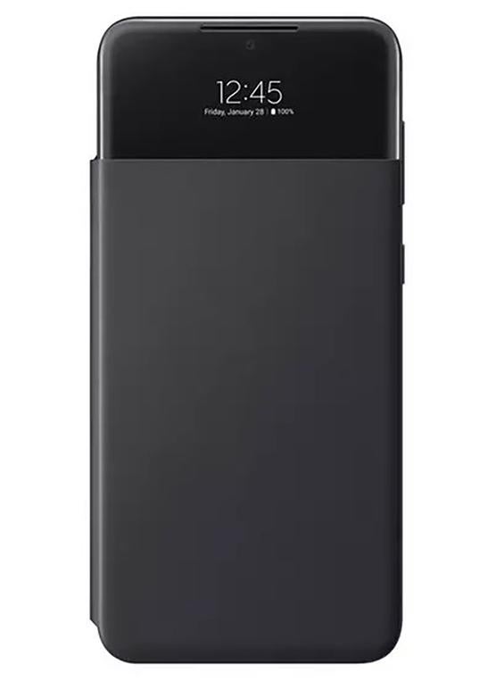 Samsung Galaxy A33 Smart S View Wallet Cover Black - Image 1