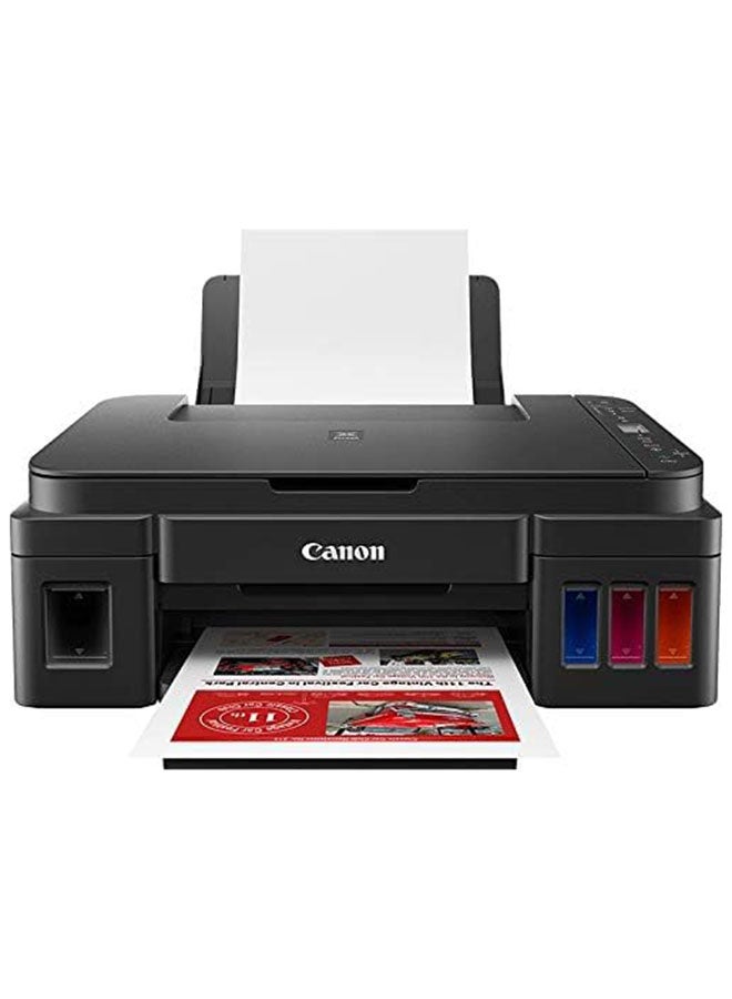 Canon G3410 Printer, Black, A4, print, copy and scan, high-yields of ink of up to 6,000 black pages or 7000 color pages Black - Image 1