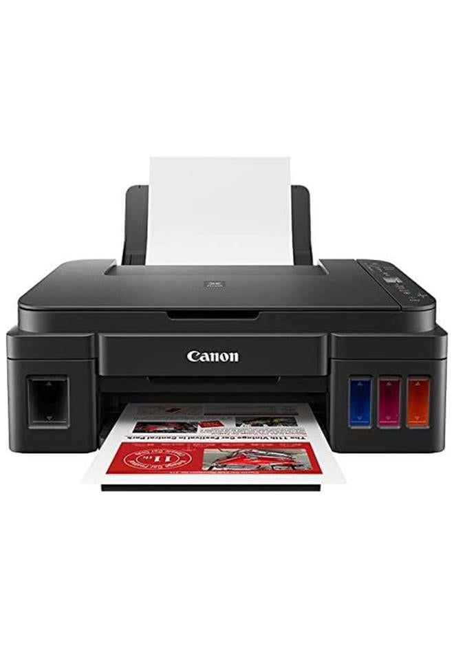 Canon G3410 Printer, Black, A4, print, copy and scan, high-yields of ink of up to 6,000 black pages or 7000 color pages Black - Image 1