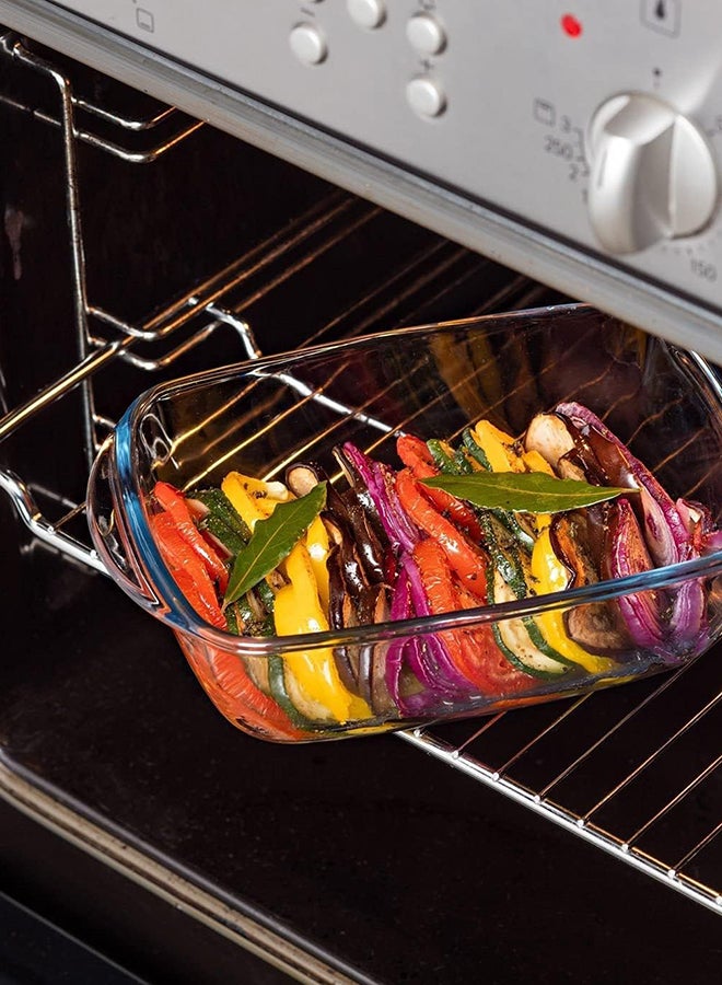 Pyrex Cook&Store Rectangle with Lid XL 4.9L Transparent 40x27x7cm - Image 5