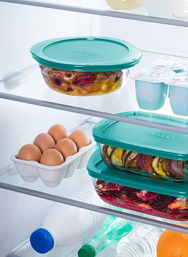 Pyrex Cook&Store Rectangle with Lid XL 4.9L Transparent 40x27x7cm - Image 2