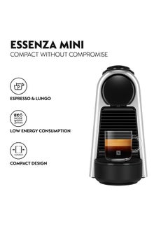 نسبرسو إيسينزا ميني D ماكينة تحضير الإسبريسو 0.6 L 1310 W D30-ME-SI-NE2 فضي  - Image 3