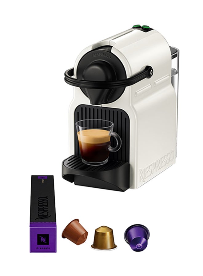 Nespresso - Inissia C Espresso Coffee Machine 0.7 L 1260 W NN-C40-ME-WH-NE5 White - Image 1