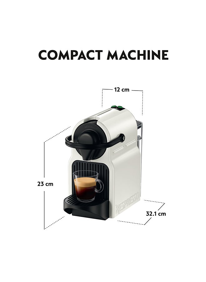 Nespresso - Inissia C Espresso Coffee Machine 0.7 L 1260 W NN-C40-ME-WH-NE5 White - Image 1