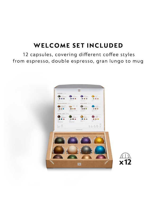 نسبرسو نسبريسو فيرتو نكست GDV1 ماكينة تحضير القهوة بالكبسولات، تحضر 7 أحجام أكواب للقهوة السوداء، 1.1 لتر، تيتان 1.1 L 1500 W GDV1-GB-TI-NE رمادي - Image 5