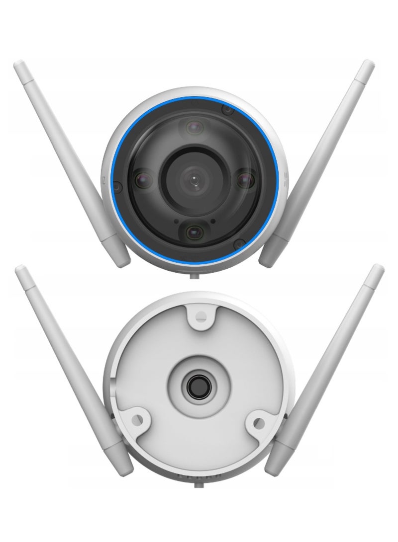EZVIZ - H3 Wi-Fi Smart Surveillance Camera, Color Night Vision, IP67 Weatherproof Design, Waving Hand Recognition And Control, H.265 Video Technology, Two Way Talk (3K 5MP Resolution) - Image 1