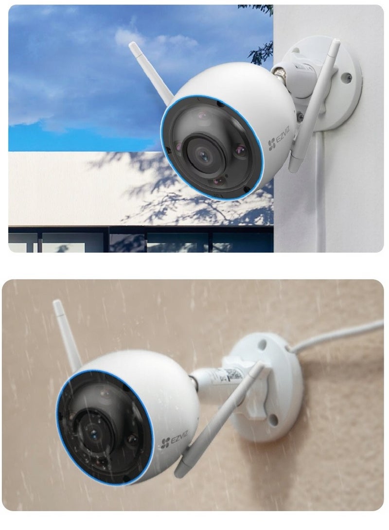 EZVIZ H3 3K 5 Mp Resolution Smart Surveillance Camera Color Night Vision Ip67 Weatherproof Design Waving Hand Recognition And Control H.265 Video Technology Two Way Talk  - Image 5