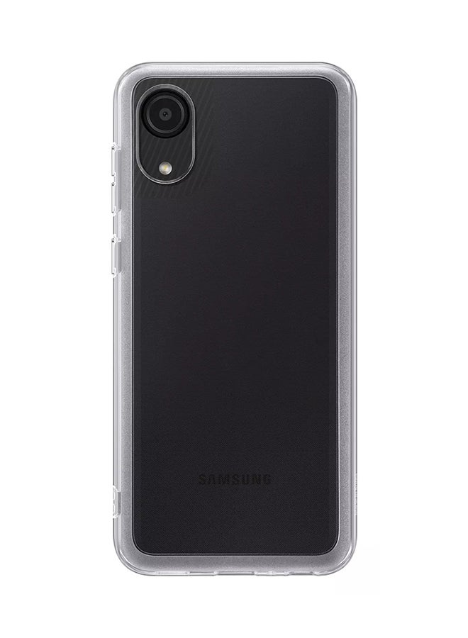Samsung A03 CORE Soft Cover Clear - Image 1