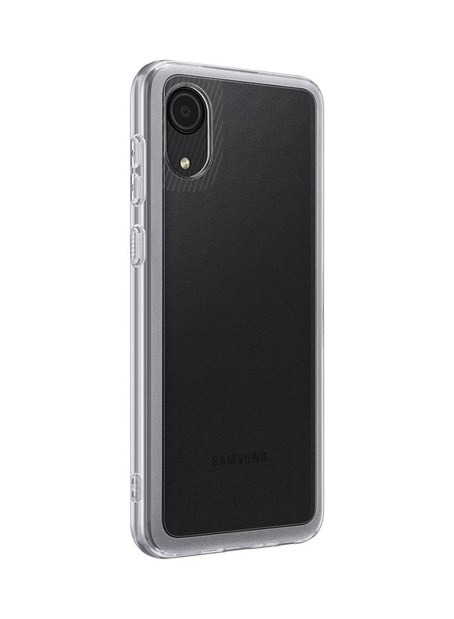 Samsung A03 CORE Soft Cover Clear - Image 2