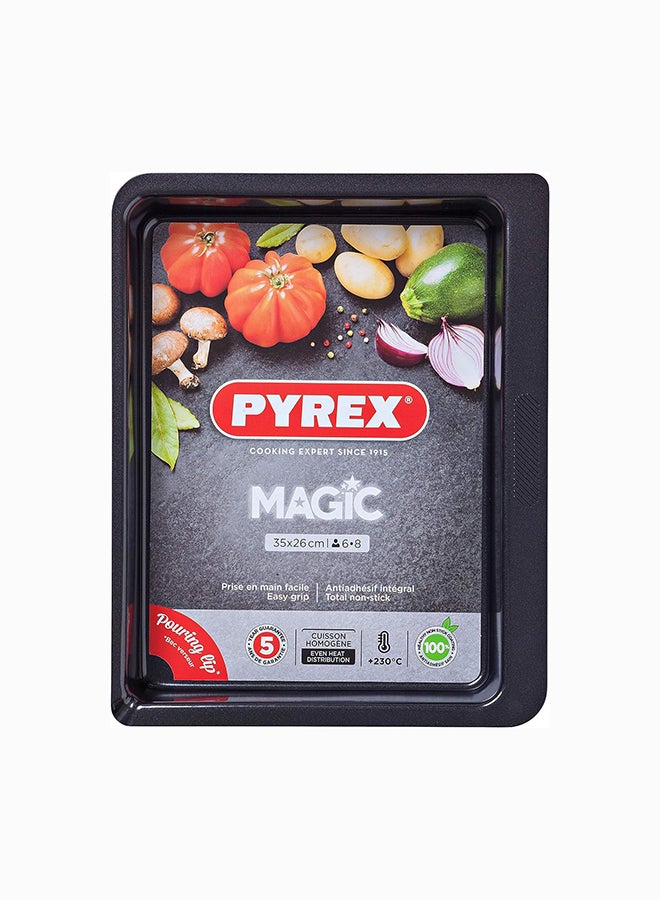 PYREX Pyrex Magic Roaster Rectangle 4.4L black 26 x 35 x 5.5cm  - Image 4