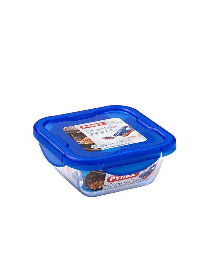 PYREX - Cook and Go Square with Lid 1.9L Transparent 21 x 21 x 8 cmcm - Image 1