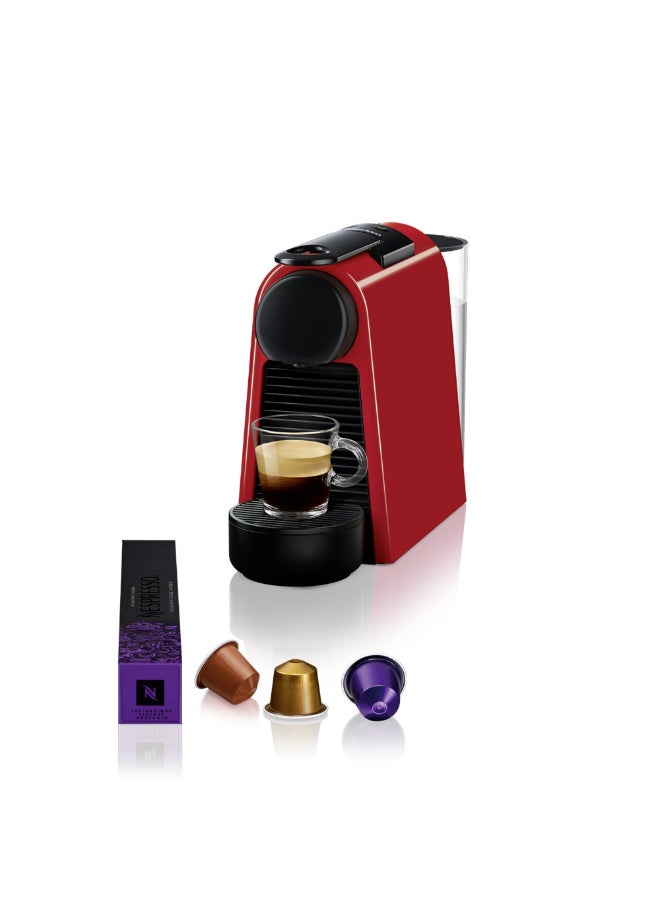 نسبرسو نسبريسو إيسينزا ميني D30 ماكينة تحضير القهوة و الإسبريسو بالكبسولات، 0.6 لتر، ضغط 19 بار، أحمر 0.6 L 1310 W D30-ME-RE-NE2 أحمر - Image 1