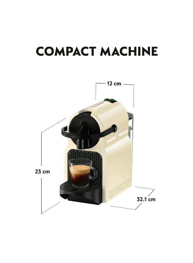 Nespresso Inissia D40 Espresso Capsule Coffee Machine, 19 Bar Pressure, 0.7 L 1260 W D40-ME-CW-NE4 Cream - Image 4