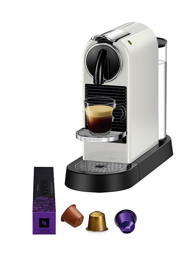 Nespresso - CitiZ Espresso Coffee Machine 1 L 1260 W D113-ME-WH-NE2/EN167.W White - Image 1