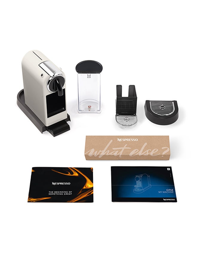 Nespresso - CitiZ Espresso Coffee Machine 1 L 1260 W D113-ME-WH-NE2/EN167.W White - Image 1