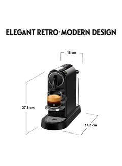 نسبرسو سيتيز ماكينة تحضير الإسبريسو 1 L 1260 W D113-ME-BK-NE2 أسود  - Image 5